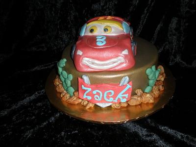 Lightning McQueen  - Cake by Sugarart Cakes
