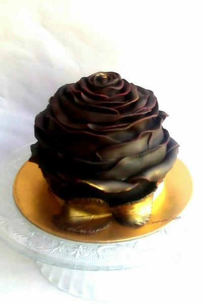 Black Rose - Cake by Chanda Rozario