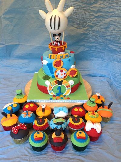 Mickeys Big Balloon  - Cake by LittleDzines