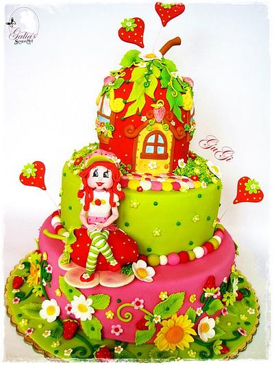 Strawberry Cake - Cake by Galya's Art 