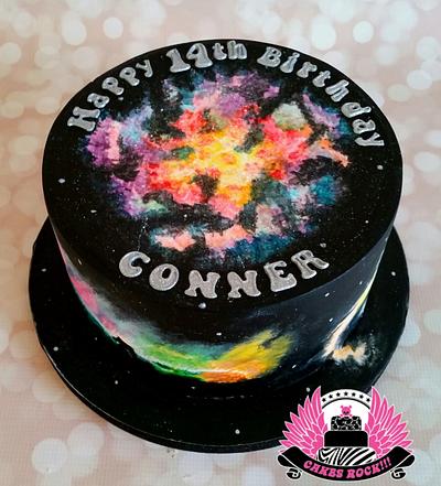 Galaxy  - Cake by Cakes ROCK!!!  