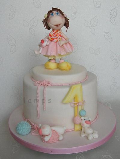 1st girl's birthday cake - Cake by lamps