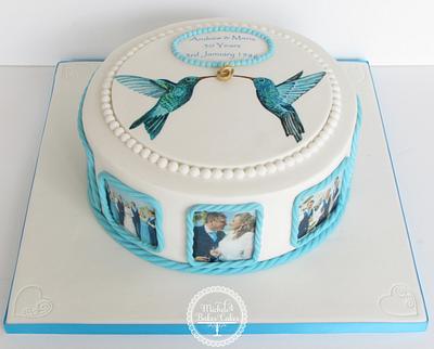 Hummingbirds Cake - Cake by MicheleBakesCakes