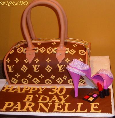 LOUIS VUITTON & SHOE FOR A 30TH B'DAY - Cake by Linda