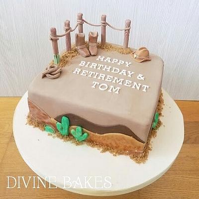 Cowboy fun - Cake by Divine Bakes