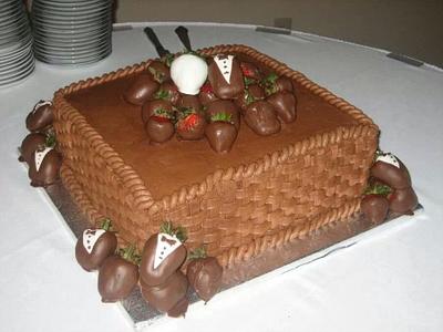 Grooms cake - Cake by Caking Around Bake Shop