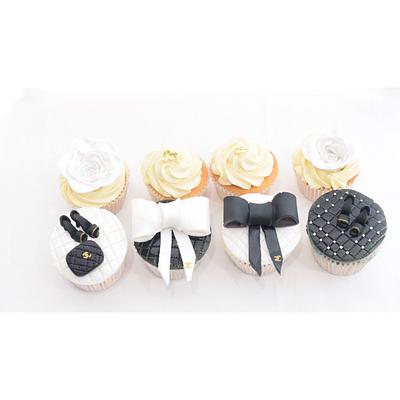 Chanel cupcakes  - Cake by Kayleigh's cake boutique 