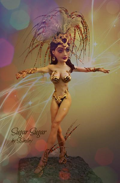 Samba Dancer - Sweet World Carnival Cake Collaboration - Cake by Sandra Smiley