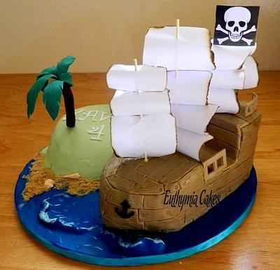 Pirate Ship - Cake by Eva