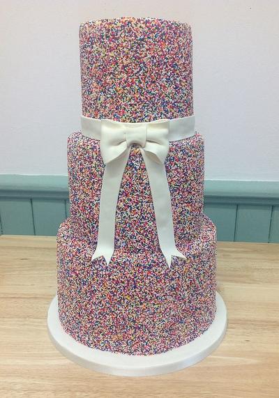 100's & 1000's wedding cake - Cake by Wendy 
