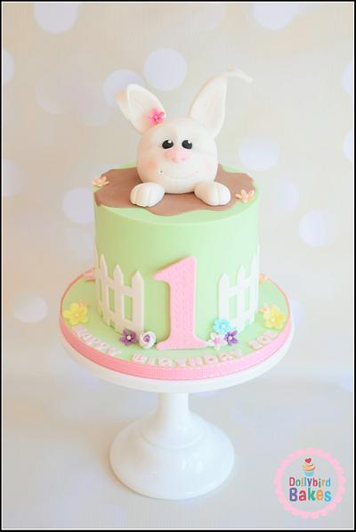 Cute Bunny - Cake by Dollybird Bakes
