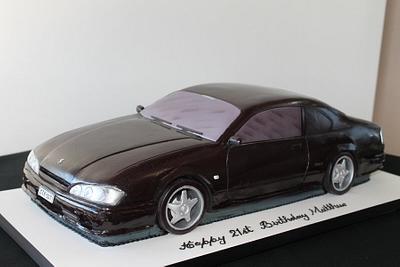 Black Nissan Car Tutorial - Cake by Paul Delaney of Delaneys cakes