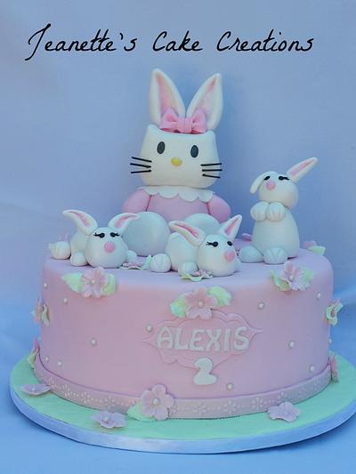 Hello Kitty Bunny - Cake by Jeanette's Cake Creations and Courses