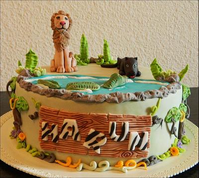 Jungle cake - Cake by GigiZe