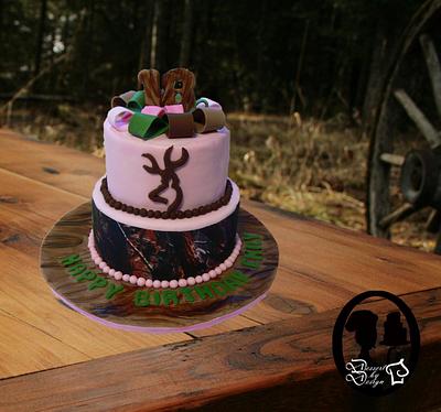 Browning/Camo themed 18th birthday cake - Cake by Dessert By Design (Krystle)