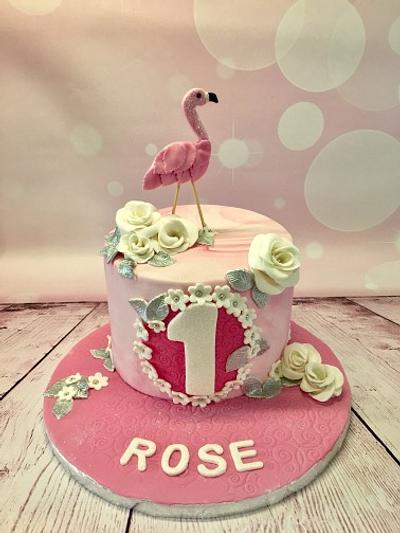 Flamingo baby cake - Cake by Les gâteaux de Chouchou -Bretagne 29N