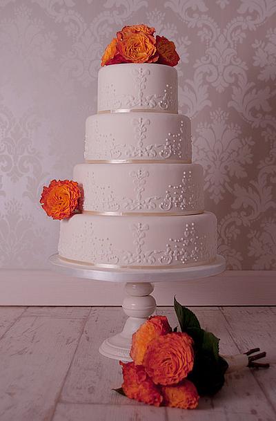 Fleur-de-lis - Cake by Thornton Cake Co.