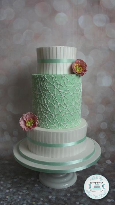 Paper pleats - Cake by Mond vol taart
