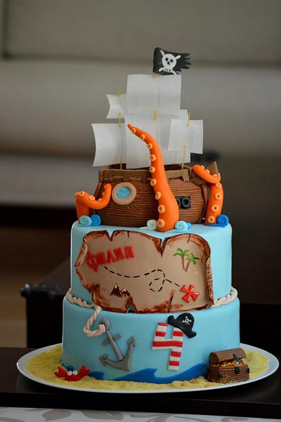 ''Pirate cake'' - Cake by Pavlina Govedarova