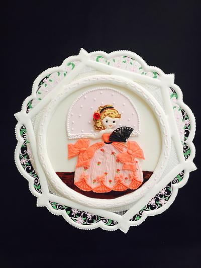 Cutie Princess in Royal Icing - Cake by Prachi Dhabaldeb