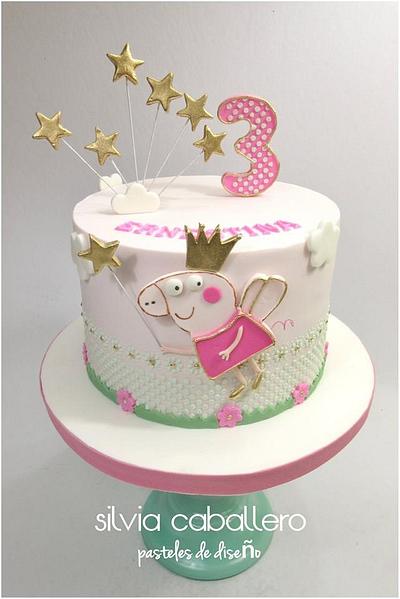 Peppa pig cake - Cake by Silvia Caballero