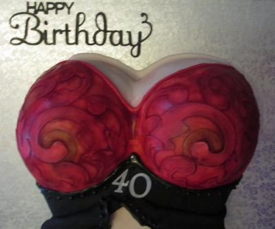 Lingerie cake and cookies - Cake by Sandravee1