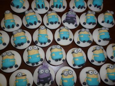 Minions mini cupcakes - Cake by Colori di Zucchero