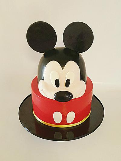 Mickey mouse cake  - Cake by The Custom Piece of Cake