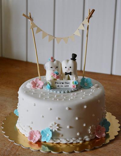 Dentists wedding cake - Cake by DanielaCostan
