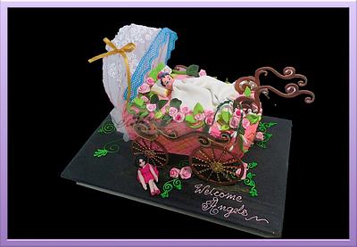 Baby Carriage Cake - Cake by Anu