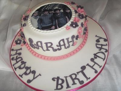 One Direction Edible Image Birthday Cake - Cake by Christine