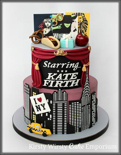 New York Musical Cake  - Cake by Kirsty 