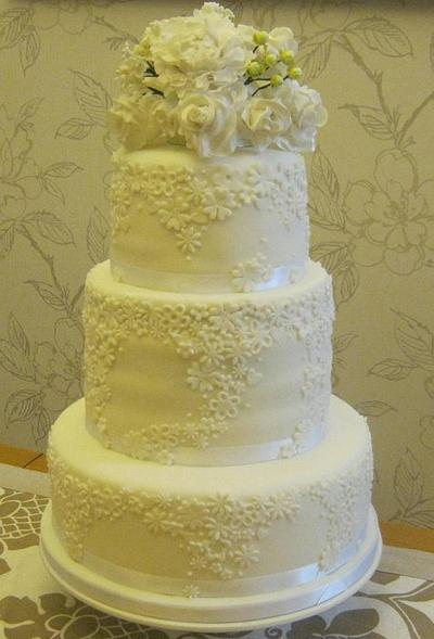 Spring Wedding - Cake by Essentially Cakes