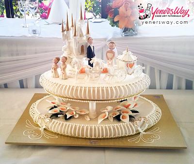 Fairytale Wedding Cake - Cake by Serdar Yener | Yeners Way - Cake Art Tutorials