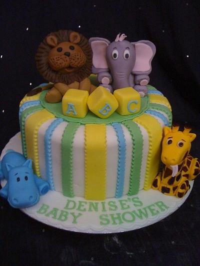 Jungle baby shower!  - Cake by Amber Catering and Cakes