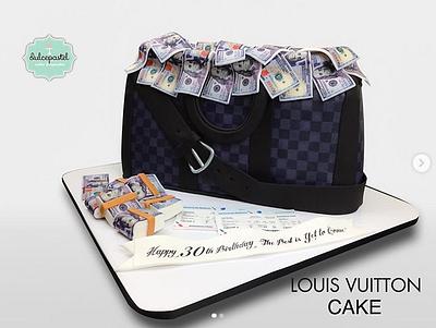 Torta Bolso Louis Vuitton Medellín - Cake by Dulcepastel.com