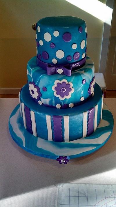 Sweet 16 Birthday Cake - Cake by lcantelmo