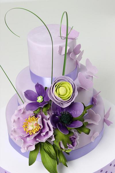 Symphony in purple - Cake by Viorica Dinu