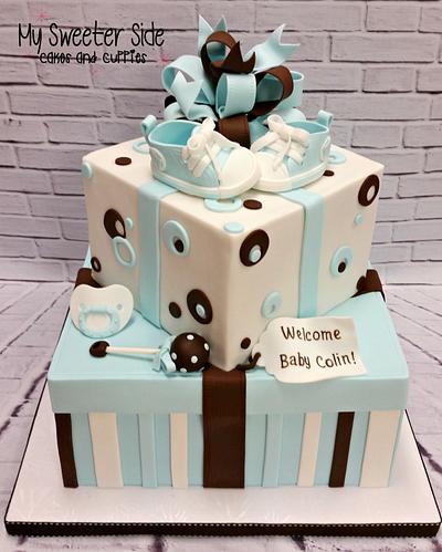 It's a Boy! - Cake by Pam from My Sweeter Side