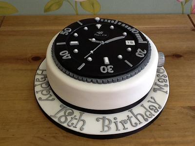 Rolex watch - Cake by Christine Young