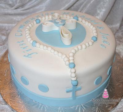 Rosary First Communion - Cake by Rock Candy Cakes