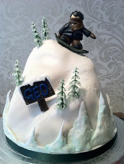 Snowboarder!! - Cake by Nina Stokes