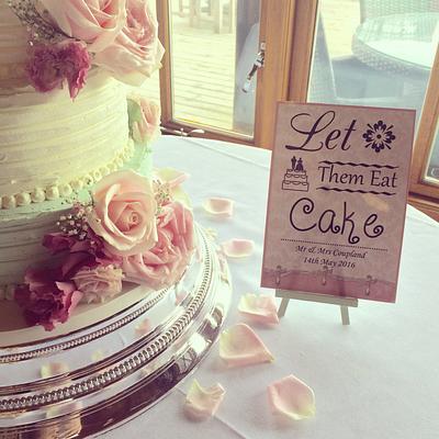 Buttercream Wedding Cake  - Cake by Costa Cupcake Company
