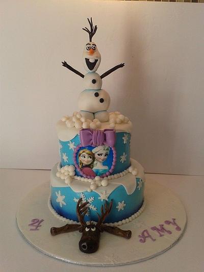 frozen cake  - Cake by Manon