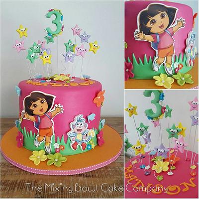 Dora the Explorer - Cake by The Mixing Bowl Cake Company 