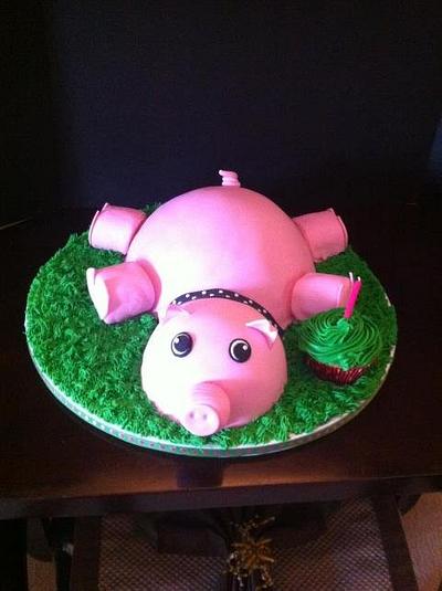 3D Piggy Cake - Cake by Teresa