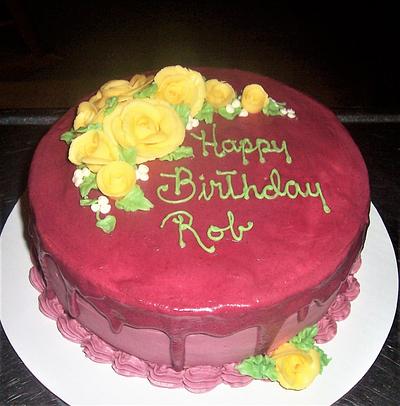 A Raspberry Birthday - Cake by BettyA