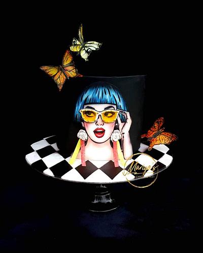 Butterfly girl - Cake by Mariya's Cakes & Art - Chef Mariya Ozturk