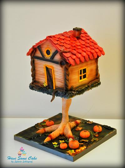 Baba Yaga house... - Cake by Sylwia Sobiegraj The Cake Designer