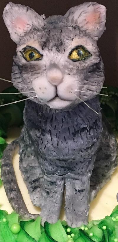 OLIVER - SCULPTED CAT CAKE - Cake by Lilissweets